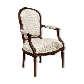 Fauteuil cabriolet de style Louis XVI