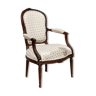 Fauteuil cabriolet de style Louis XVI