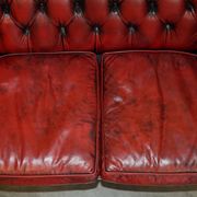 Vintage leather Chesterfield sofa