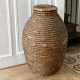 "bourgne" in braided straw