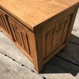 Vintage light oak chest 1950