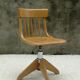 Stoll office chair, swivelling and adjustable in height