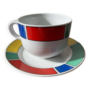Lunch set - bowl and saucer
