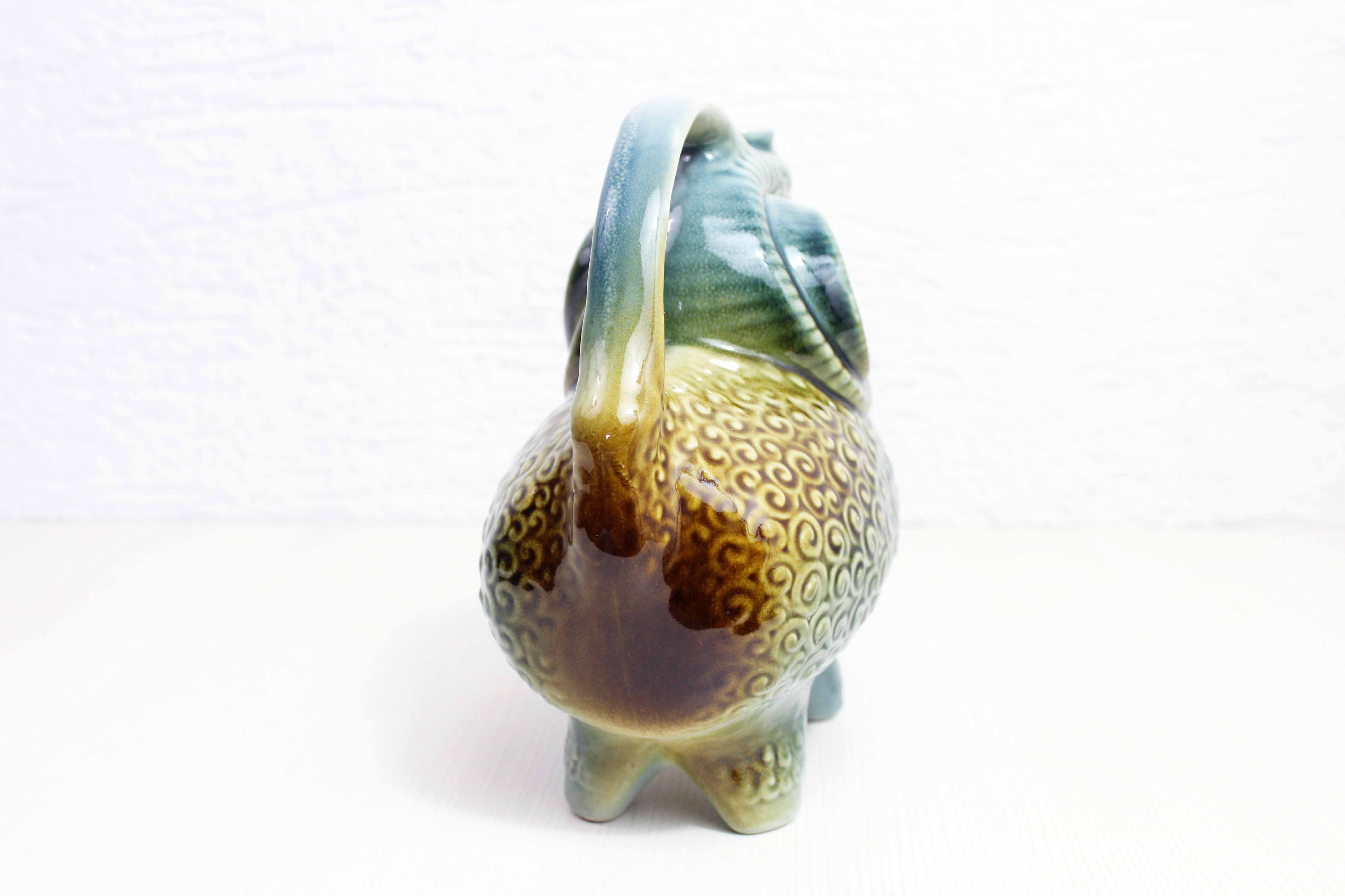 Zoomorphic pitcher "ram" ceramic