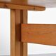 Solid pine table, Les Arcs, France.