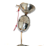 Suspension en verre et chrome