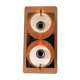 Double "disco" wall lamp by Jocelyne Trocmé for Oxar design 70s