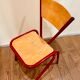 Jacques Hitier style chair vintage 70s
