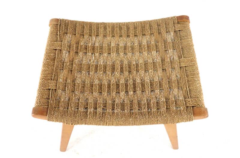 Footstool in the style of Audoux Minet | mid century modern vintage design