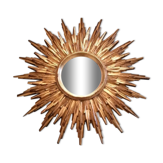 Mirror golden sun 49 cm " hollywood regency "