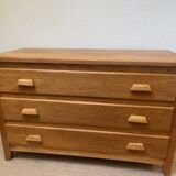 restored oak chest of drawers