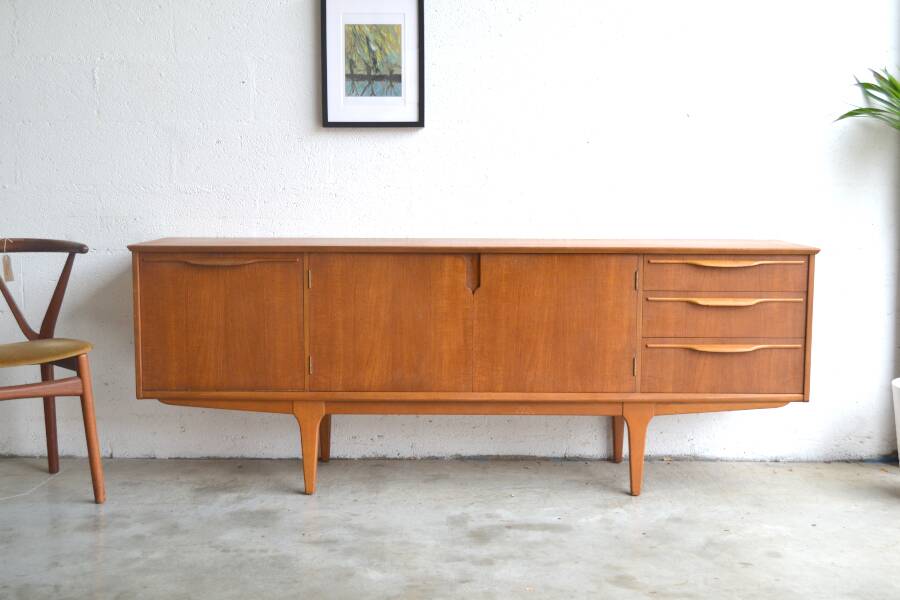 Teak sideboard by Jentique * rare model * 198 cm