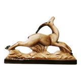 Art deco ceramic antelope