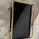 Vintage golden and black rolling service 1970s