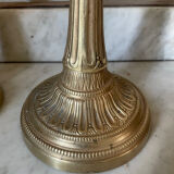 Paire de bougeoirs en laiton