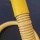 Yellow Hebi lamp by Isao Hosoe for Valenti, vintage pop yellow from the 1970s.