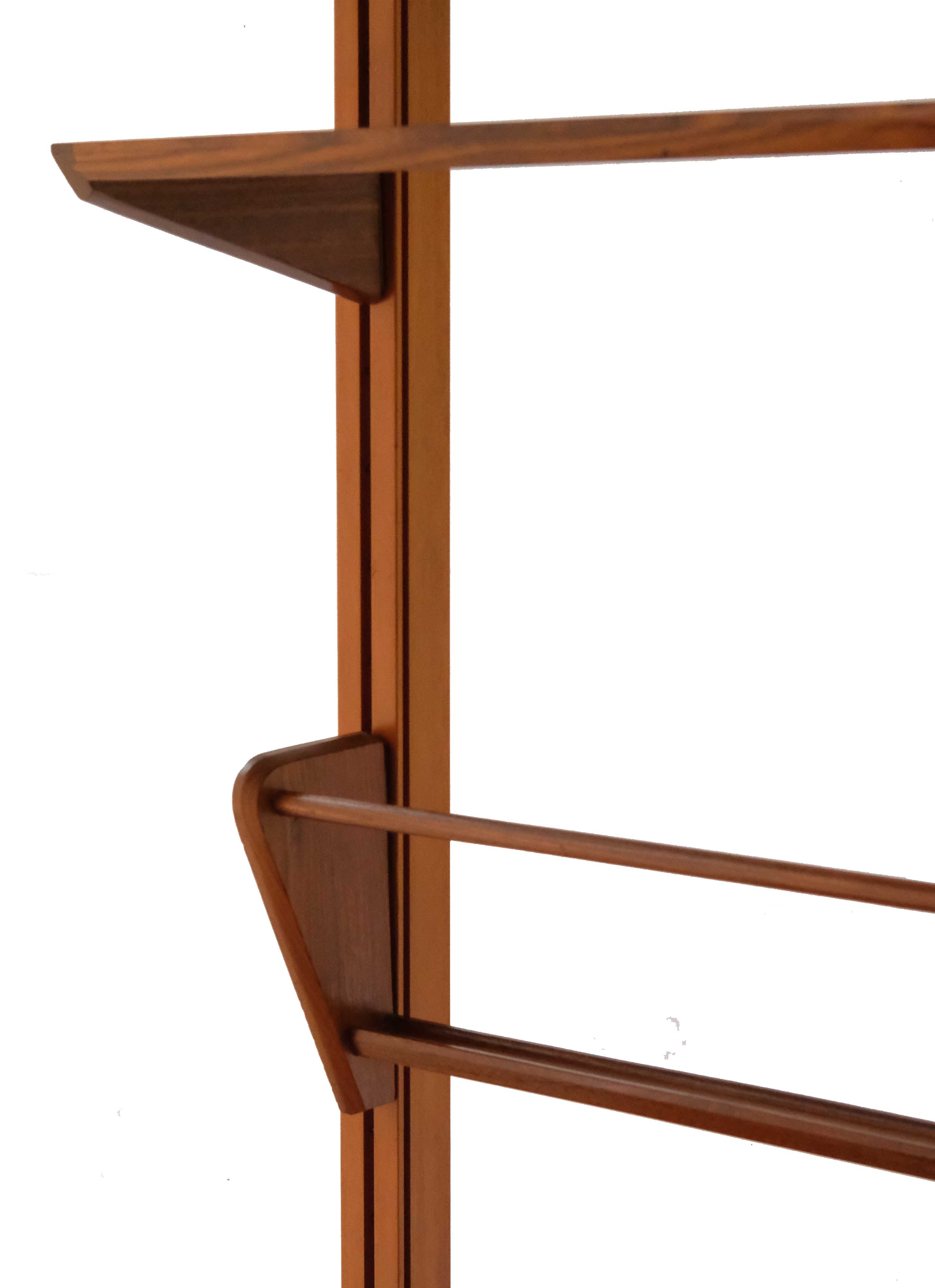 Mid-Century Danish Modern Teak Wall Unit System, 1970's