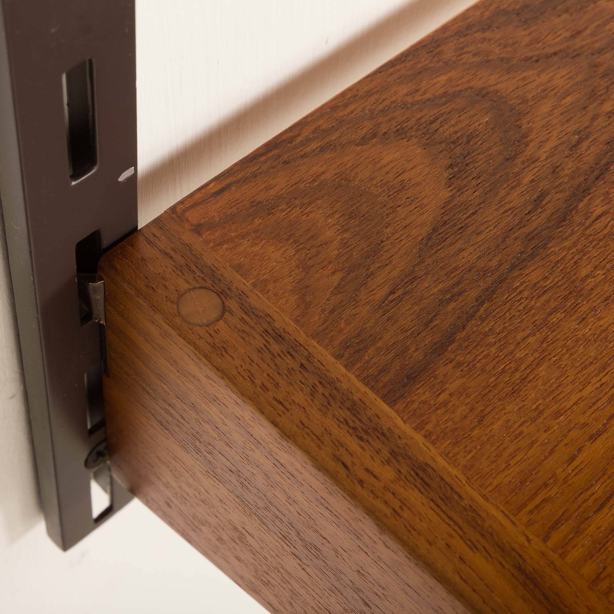 Kai Kristiansen teak shelving unit, set of 3 shelves, FM Mobler, Denmark