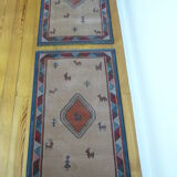 Pair of 60 x 120 Peruvian wool rugs