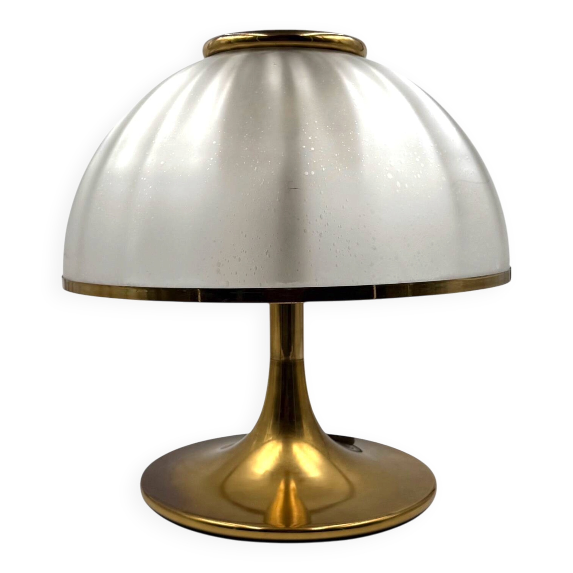 Mushroom Murano blown Glass Table Lamp, Fabbian Italy, 1970s