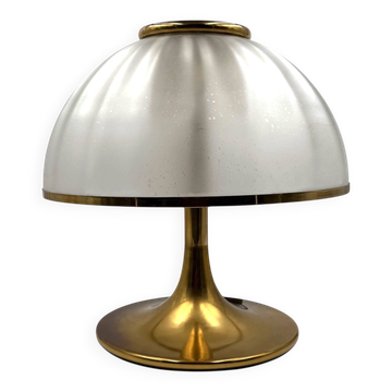 Mushroom Murano blown Glass Table Lamp, Fabbian Italy, 1970s