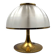 Mushroom Murano blown Glass Table Lamp, Fabbian Italy, 1970s