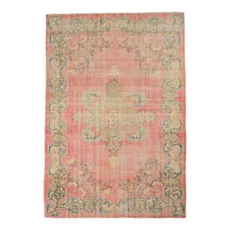 7x10 oriental & madallion vintage rug 207x304cm
