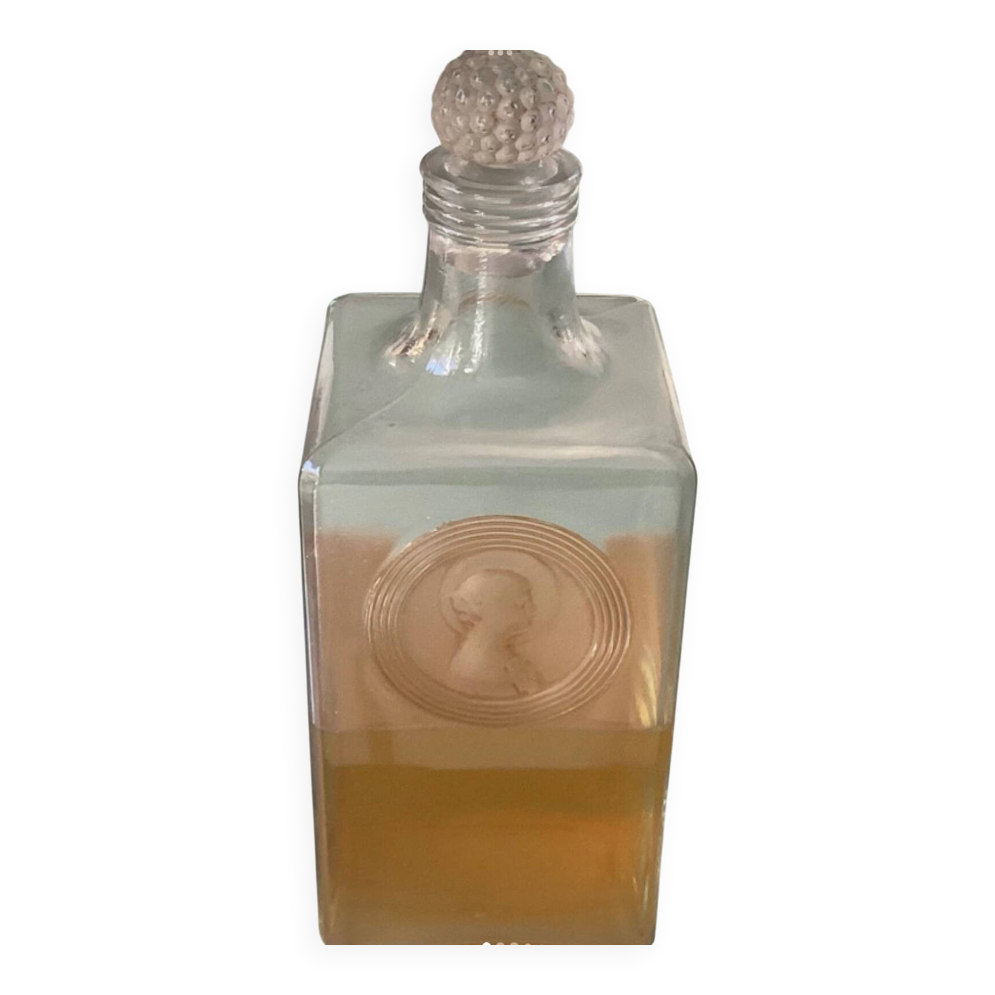 Antique Clos Saint Odile 1921 carafe commissioned from René Lalique