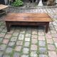 Large oak coffee table