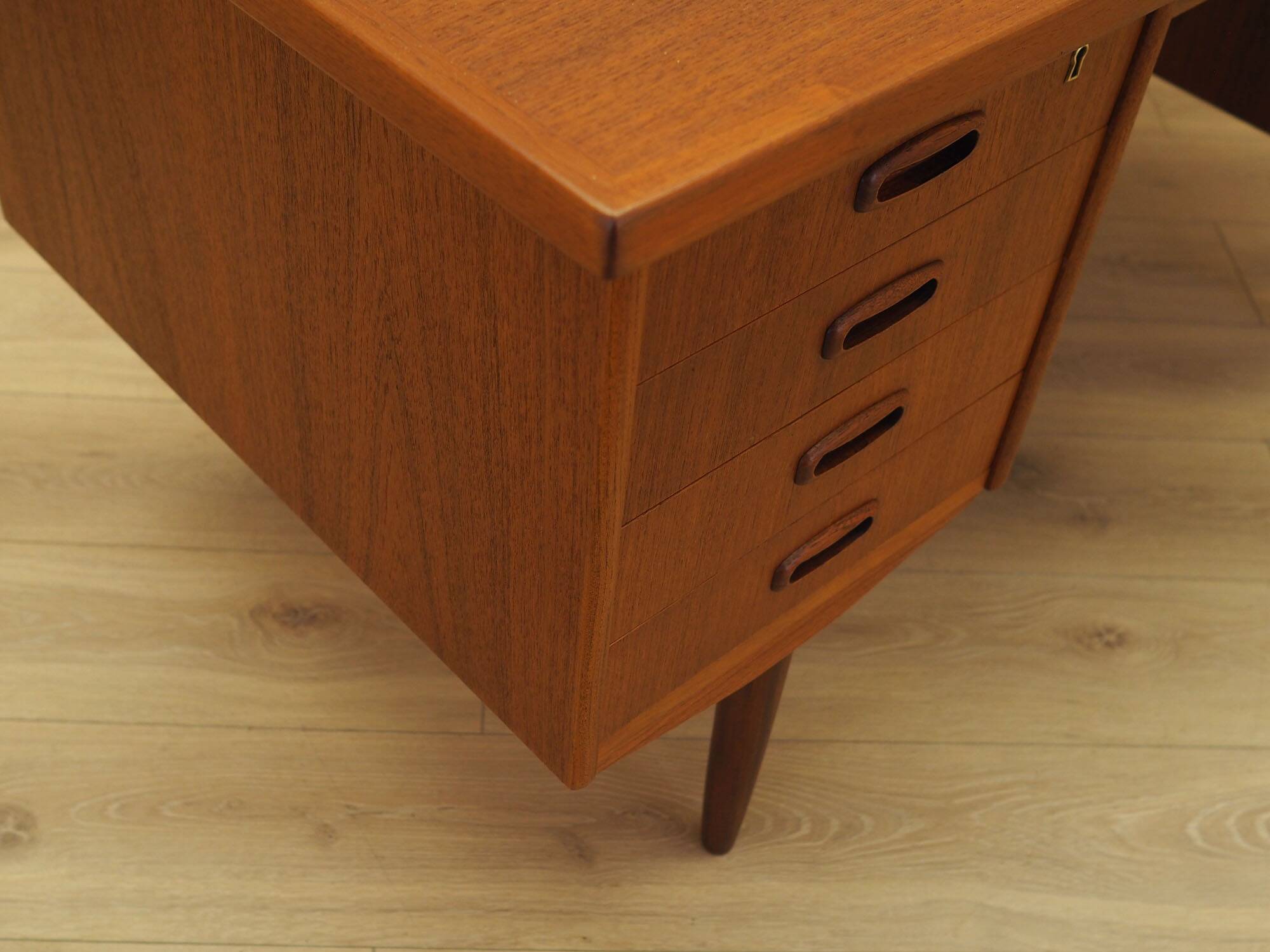 Teak desk, Danish design, 1970s, made in Denmark
