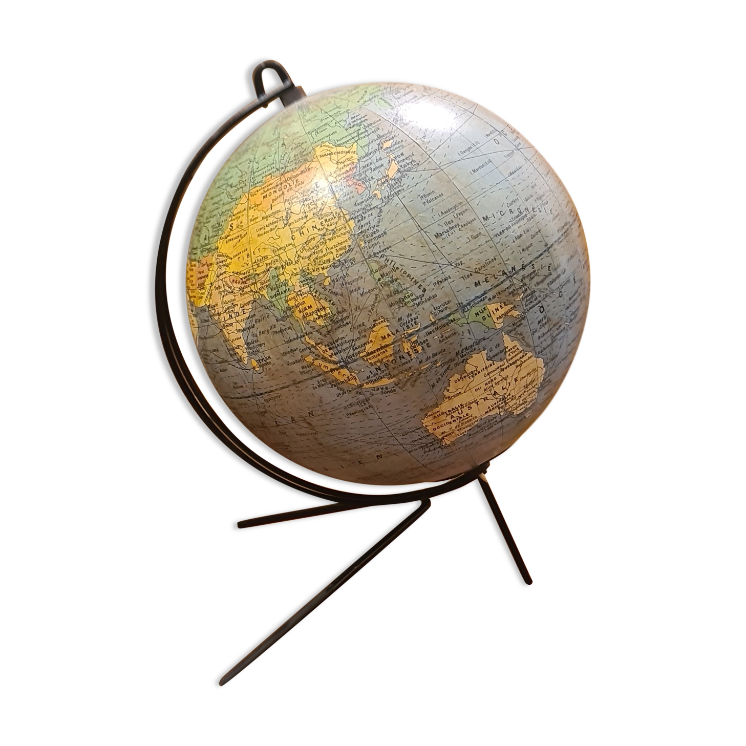 Vintage globe Girard Barrère 1970