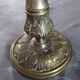 Antique brass candlestick