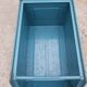 Former large schaefer tray in blue metal lagoon