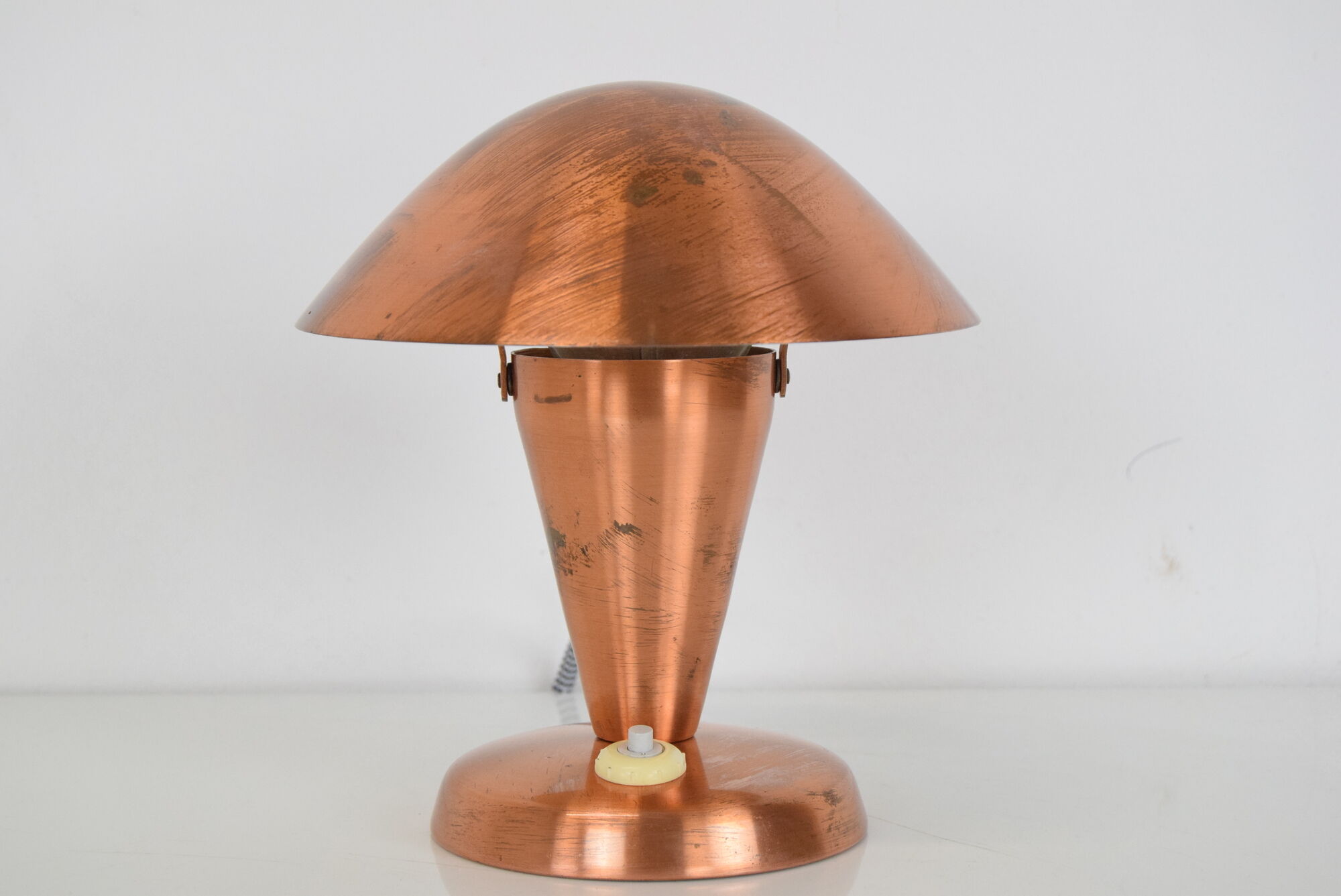 Art deco table lamp with flexible shade,1930's