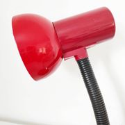Lampe vintage rouge, 30,5 cm de haut