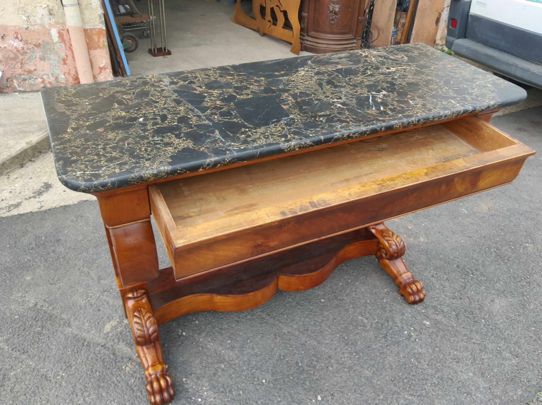 Console en merisier époque 1830
