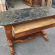 Cherry wood console table, circa 1830