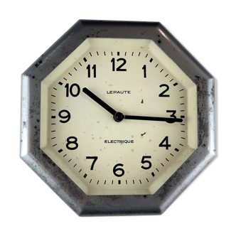 Old lepaute brand workshop clock 1940/1950