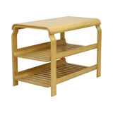 Vintage Curved Birch Plywood Coffee Table Side Table 1990s Ikea Design Sweden