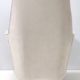 Vintage ivory fabric armchair, Italy