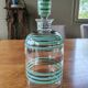 Art Deco carafe and 3 glasses