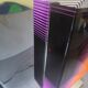 Lamp op art kinetic movement Vasarely Cruz Diez plexiglass and metal