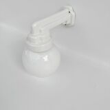 Antique art deco porcelain wall light