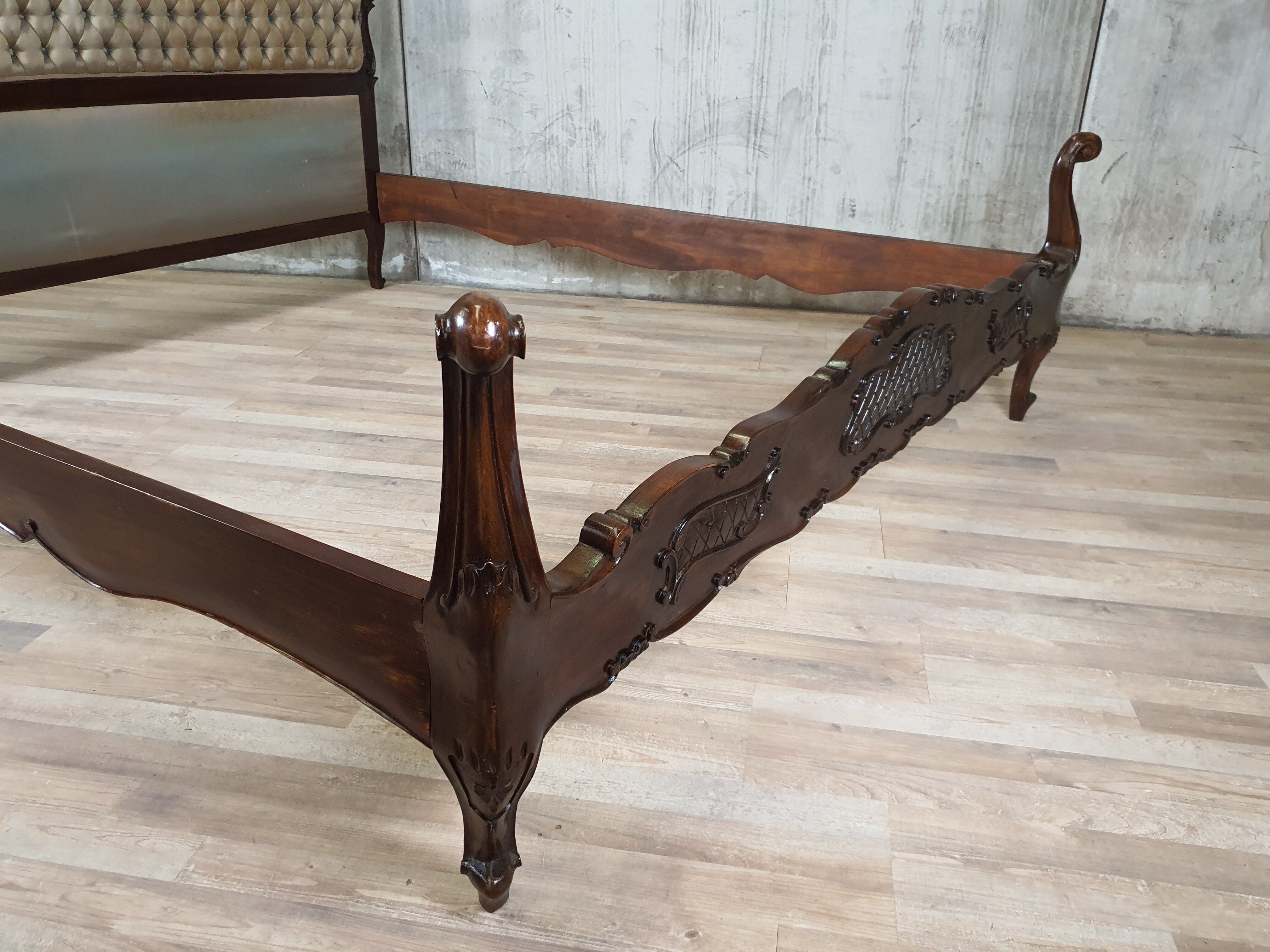 Baroque double bed - 20th century