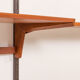 Kai Kristiansen shelving unit in teak by FM Mobler, Denmark, 1960s