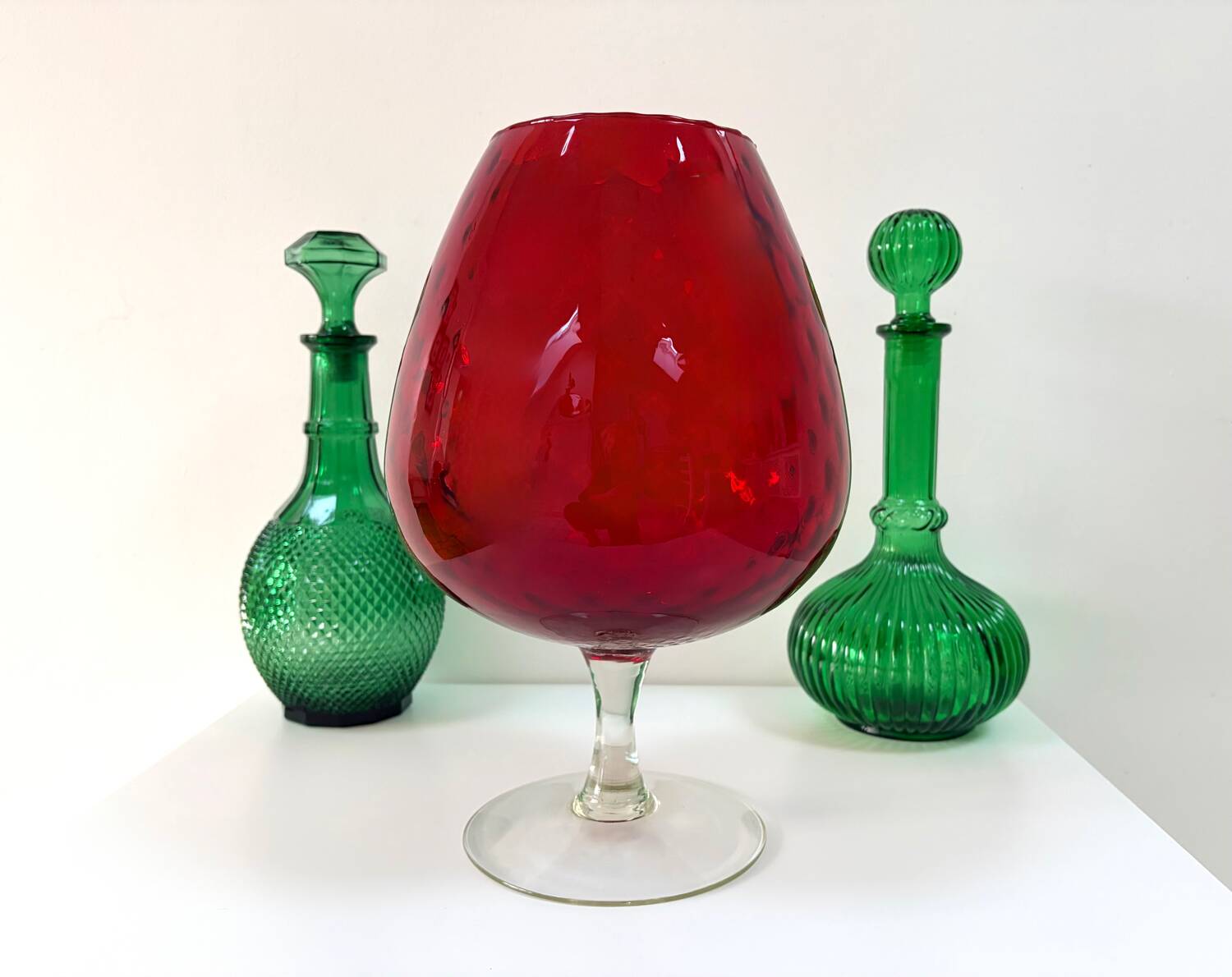 Empoli Coupe Vase from Italy from the 1950s