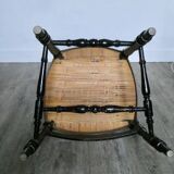 Provençal nursing chair with caned seat, around 1900