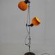 Lampadaire orange vintage, Hongrie, 1970