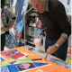 Original lithograph by modern and contemporary artist Peter Klasen art vivant n°1