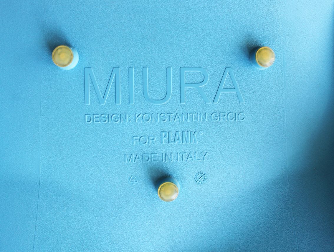 Pair of Muira bar stools by Konstantin Grcic for Plank, 2005.